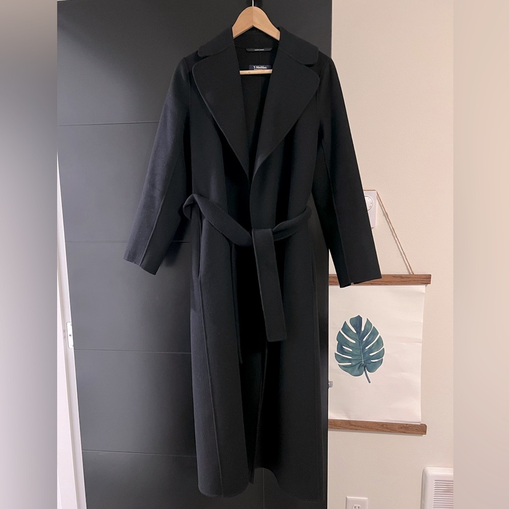 ‘S Max Mara Poldo Coat. 100% wool, Black. Size 38 IT, 4 US (fits 0-4).